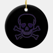 Ghost Skull keramisch ornament (Achterkant)