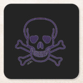 Ghost Skull-papierdrankenkusten Kartonnen Onderzetters (Voorkant)