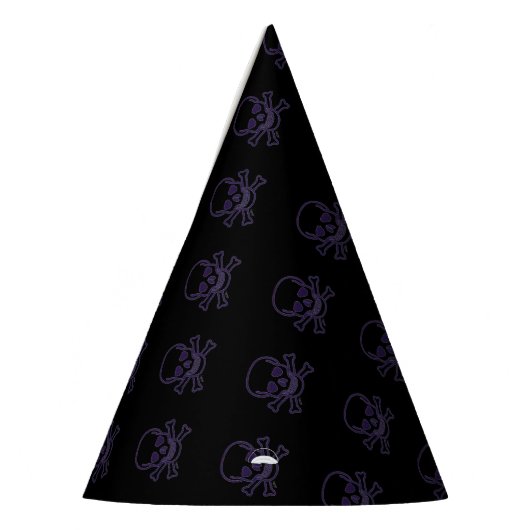 Ghost Skull party petten Feesthoedjes (Links)