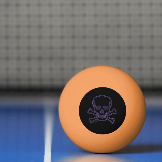 Ghost Skull sinaasappel 3 sterren ping pong bal Pingpongbal (Net)