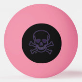 Ghost Skull sinaasappel gloed 1 ster ping pong bal Pingpongbal (Voorkant)