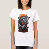 Ghost Skull Spelen Gitaar T-shirt (Voorkant)