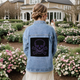 Ghost Skull vrouwen denim jas Denim Jacket
