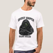 Ghost Sniper Silent Killer Tactisch T-Shirt (Voorkant)