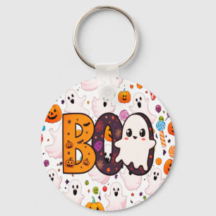 Ghost Snoep Halloween Schattige voor Spooky Sweet Sleutelhanger