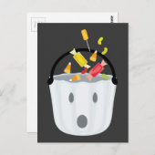 Ghost snoep pail briefkaart (Voorkant / Achterkant)