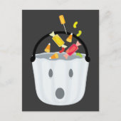 Ghost snoep pail briefkaart (Voorkant)