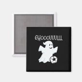 Ghost Soccer Halloween Magneet (Voorkant / Achterkant)