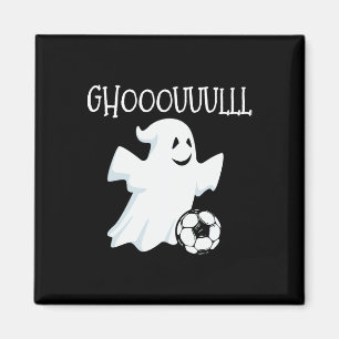 Ghost Soccer Halloween Magneet
