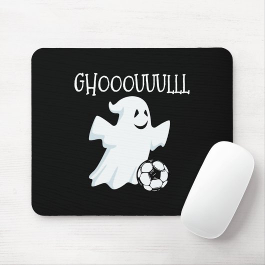 Ghost Soccer Halloween Muismat (Met muis)