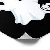 Ghost Soccer Halloween Poster (Hoek)