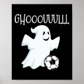 Ghost Soccer Halloween Poster (Voorkant)