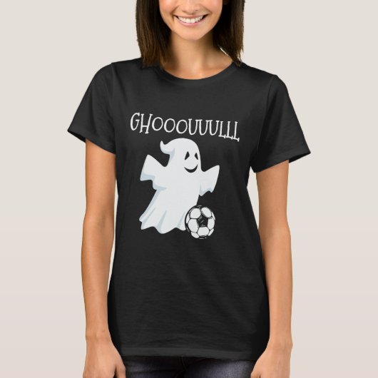 Ghost Soccer Halloween T-shirt (Voorkant)