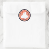 Ghost Spaans Halloween Gracias Hartelijk dank Ronde Sticker (Tas)