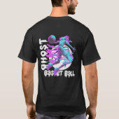 Ghost spelen basketbal halloween t-shirt (Achterkant)