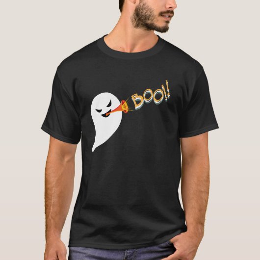 Ghost-spelen en zingen-boe t-shirt (Voorkant)