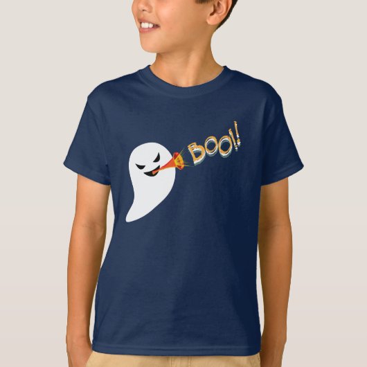Ghost-spelen en zingen-boe t-shirt (Voorkant)