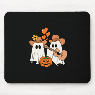 Ghost spelen gitaar voor Halloween liefhebbers Muismat