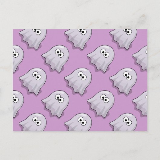 Ghost - Spooky Haunted Briefkaart (Voorkant)
