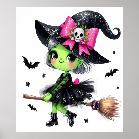 Ghost Spooky Mama Retro Halloween Design Poster (Voorkant)