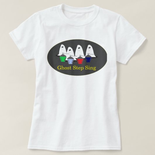 Ghost Step Sing Bryn Mawr Lantern Halloween T-Shi T-shirt (Design voorkant)