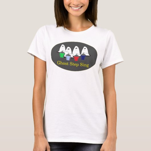 Ghost Step Sing Bryn Mawr Lantern Halloween T-Shi T-shirt (Voorkant)