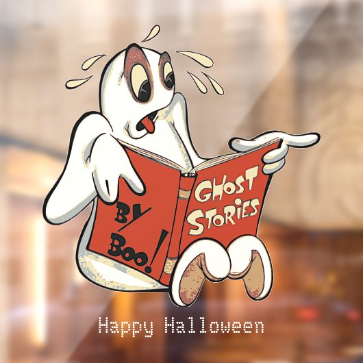 Ghost Stories Halloween Window Cling Raamsticker (Vel 2)