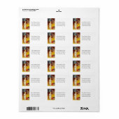 Ghost Stories op Halloween adreslabel Etiket (Full Sheet)