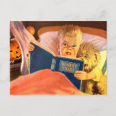 Ghost Stories Scared Boy en Dog Briefkaart (Voorkant)