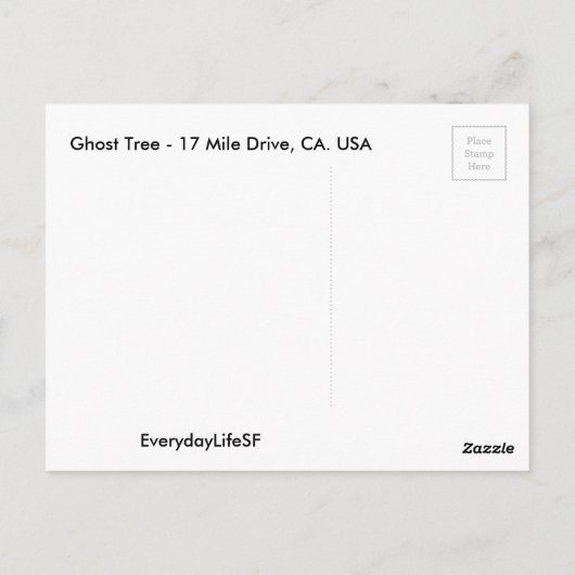 Ghost-structuur - Schilderachtig Briefkaart met 17 (Achterkant)