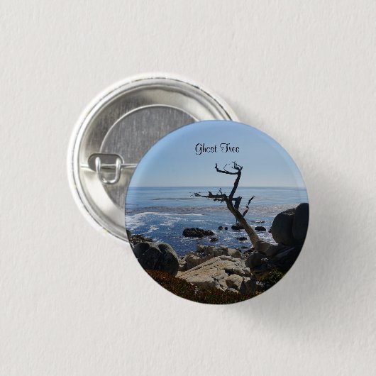 Ghost-structuur - Schilderachtig Button met 17 Mil (Voorkant /achterkant)
