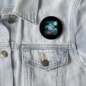 Ghost Summerween Wachten op Halloween Ronde Button 5,7 Cm (In situ)