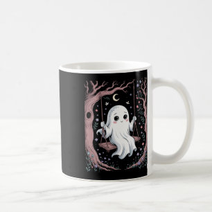 Ghost Swing Cottagecore Floral Esthetisch Hallowee Koffiemok