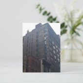 Ghost tekent Garment District Architectuur New Yor Briefkaart (Staand voorkant)