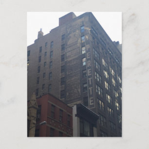 Ghost tekent Garment District Architectuur New Yor Briefkaart