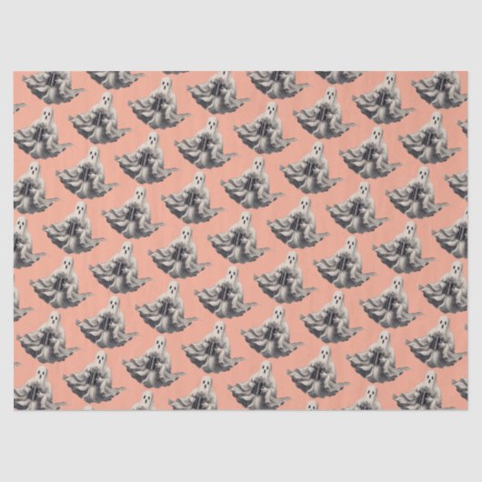 Ghost tissue papier gothic cadeau papier (Voorkant)