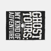 Ghost Tour Paranormal Investigation Spooky Adventu Fleece Deken (Voorkant (Horizontaal))