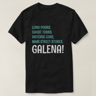 Ghost Tours Historische hoofdstraat Galena Illinoi T-shirt
