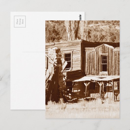 Ghost Town afbeelding uit Utah Briefkaart (Voorkant / Achterkant)