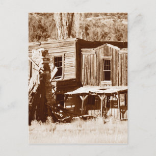 Ghost Town afbeelding uit Utah Briefkaart