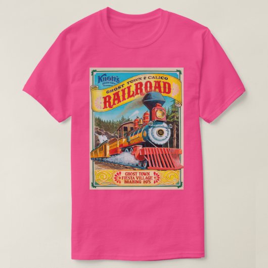 Ghost Town amp Calico Railroad T-shirt (Design voorkant)