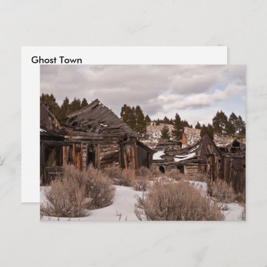 Ghost Town Briefkaart (Voorkant / Achterkant)