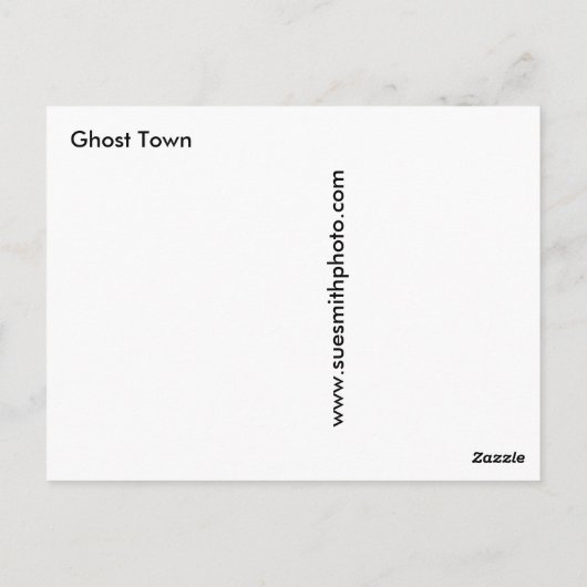 Ghost Town Briefkaart (Achterkant)
