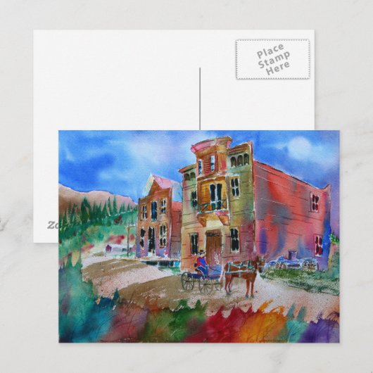 Ghost Town Briefkaart (Voorkant / Achterkant)