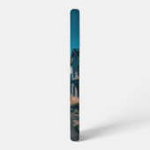 Ghost Town Full Moon Phone Case - Western Design Samsung Galaxy Hoesje (Linkerkant)