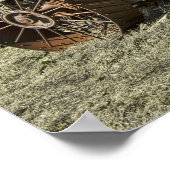 Ghost Town Steam Tractor Poster (Hoek)