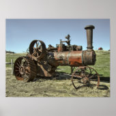 Ghost Town Steam Tractor Poster (Voorkant)