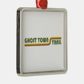 Ghost Town Trail Pennsylvania Metalen Ornament (Rechts)