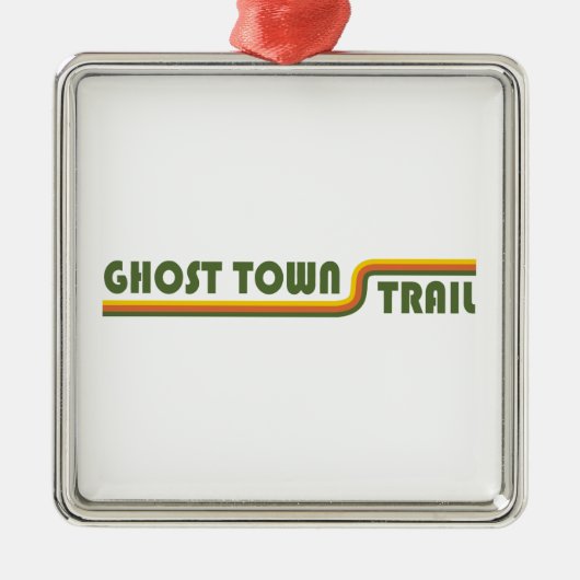 Ghost Town Trail Pennsylvania Metalen Ornament (Voorkant)