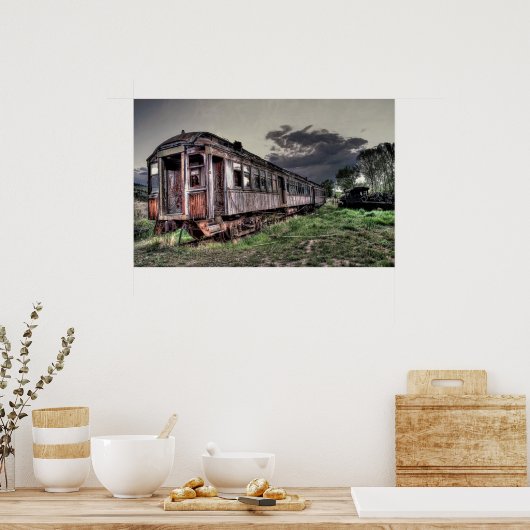 Ghost Town Train - Montana Poster (Keuken)
